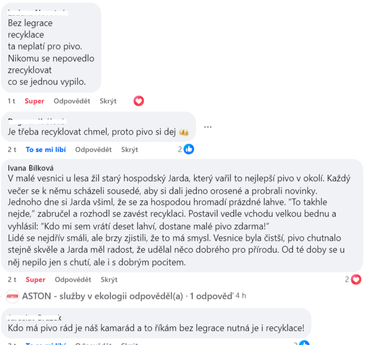 Pivní slavnosti Tábor a recyklace